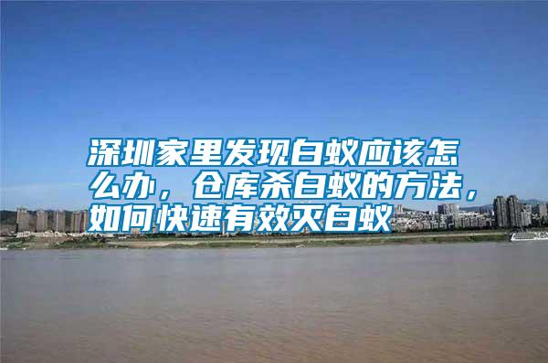 深圳家里發(fā)現(xiàn)白蟻應(yīng)該怎么辦，倉庫殺白蟻的方法，如何快速有效滅白蟻