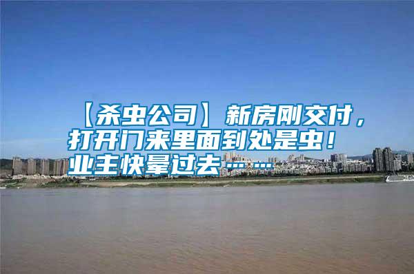 【殺蟲公司】新房剛交付，打開門來里面到處是蟲！業(yè)主快暈過去……