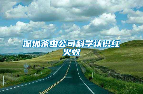 深圳殺蟲公司科學(xué)認識紅火蟻