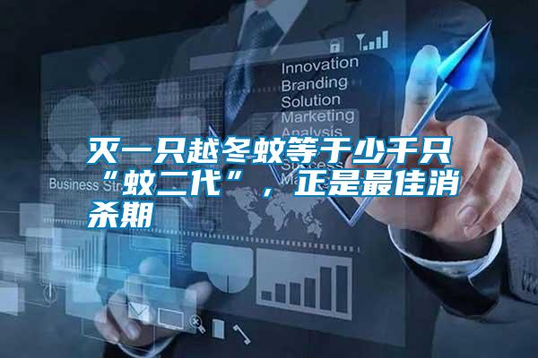 滅一只越冬蚊等于少千只“蚊二代”，正是最佳消殺期