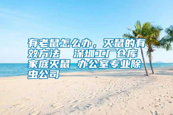 有老鼠怎么辦，滅鼠的有效方法  深圳工廠(chǎng)倉(cāng)庫(kù) 家庭滅鼠 辦公室專(zhuān)業(yè)除蟲(chóng)公司