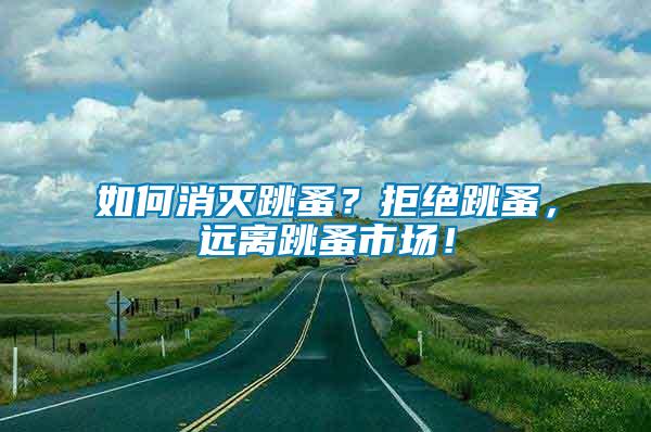 如何消滅跳蚤？拒絕跳蚤，遠(yuǎn)離跳蚤市場！