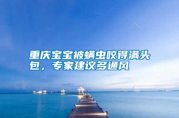 重慶寶寶被螨蟲咬得滿頭包，專家建議多通風