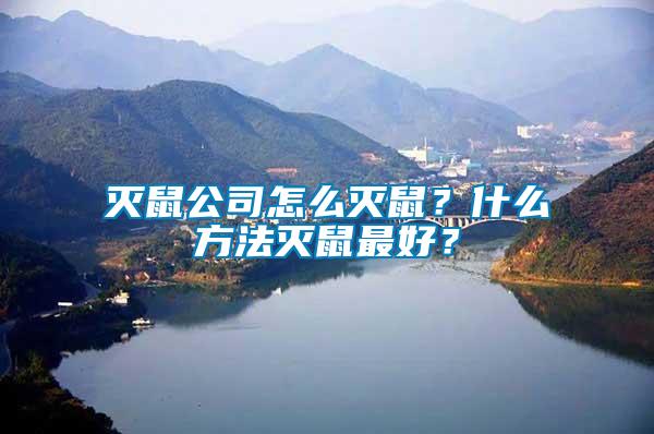 滅鼠公司怎么滅鼠？什么方法滅鼠最好？