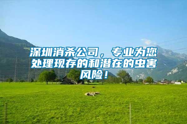 深圳消殺公司，專業(yè)為您處理現(xiàn)存的和潛在的蟲(chóng)害風(fēng)險(xiǎn)！