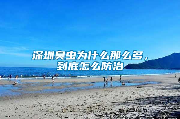 深圳臭蟲為什么那么多，到底怎么防治
