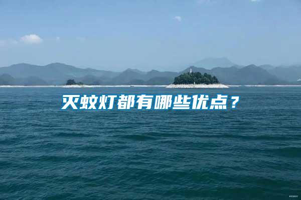 滅蚊燈都有哪些優(yōu)點(diǎn)？