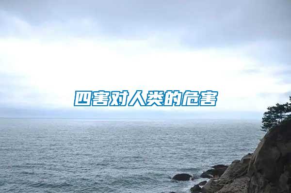 四害對(duì)人類(lèi)的危害