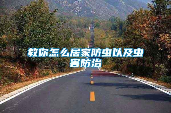 教你怎么居家防蟲(chóng)以及蟲(chóng)害防治