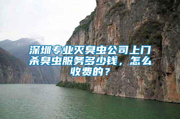 深圳專業(yè)滅臭蟲公司上門殺臭蟲服務多少錢，怎么收費的？
