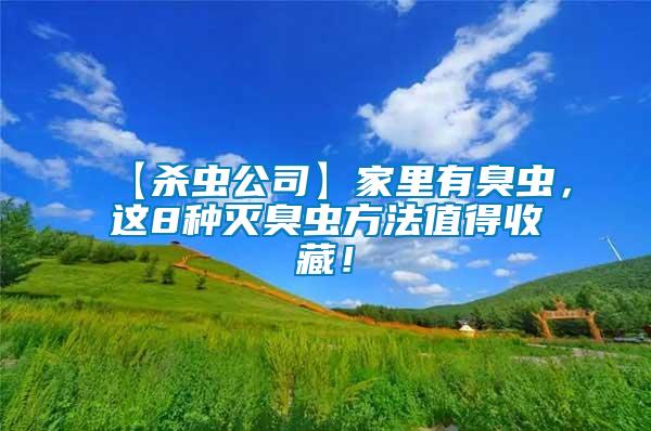 【殺蟲公司】家里有臭蟲，這8種滅臭蟲方法值得收藏！