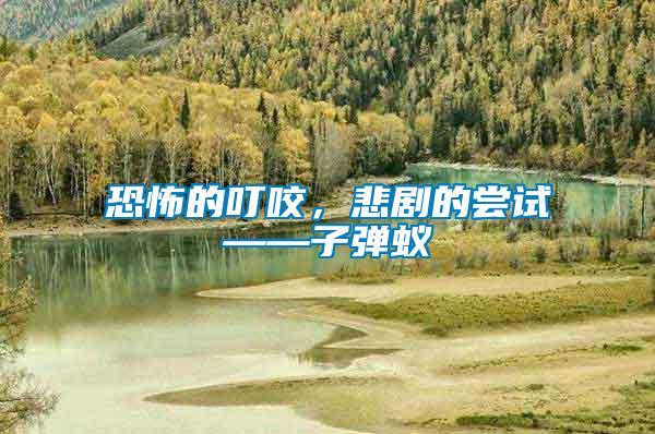 恐怖的叮咬，悲劇的嘗試——子彈蟻
