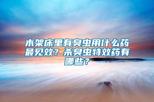 木架床里有臭蟲(chóng)用什么藥最見(jiàn)效？殺臭蟲(chóng)特效藥有哪些？