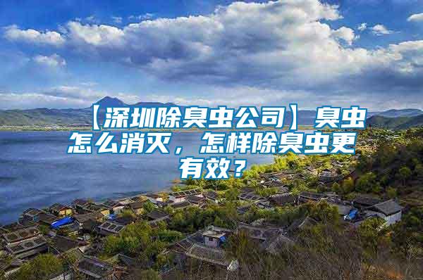 【深圳除臭蟲公司】臭蟲怎么消滅，怎樣除臭蟲更有效？