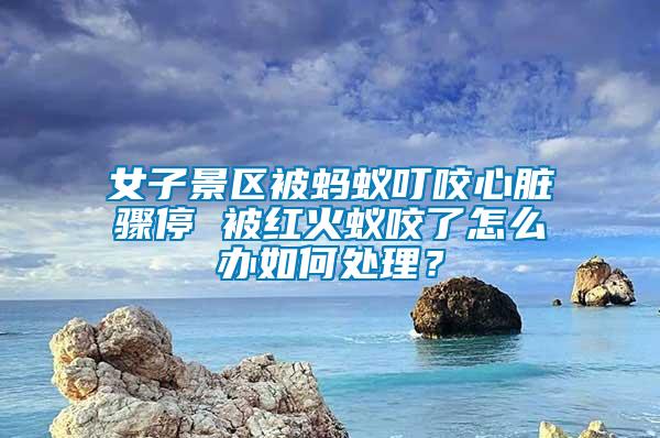 女子景區(qū)被螞蟻叮咬心臟驟停 被紅火蟻咬了怎么辦如何處理？