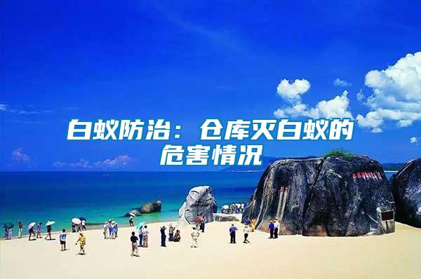 白蟻防治：倉(cāng)庫(kù)滅白蟻的危害情況
