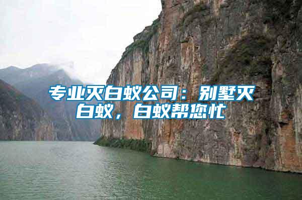 專業(yè)滅白蟻公司：別墅滅白蟻，白蟻幫您忙