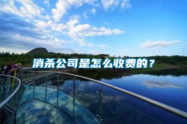 消殺公司是怎么收費(fèi)的？
