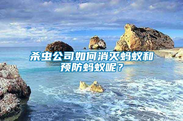 殺蟲(chóng)公司如何消滅螞蟻和預(yù)防螞蟻呢？