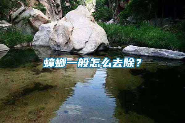 蟑螂一般怎么去除？
