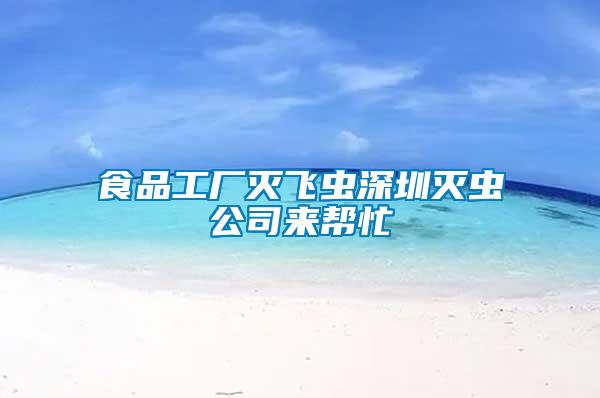 食品工廠滅飛蟲深圳滅蟲公司來(lái)幫忙