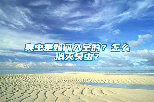 臭蟲是如何入室的？怎么消滅臭蟲？