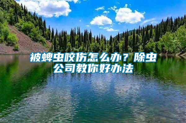 被蜱蟲咬傷怎么辦？除蟲公司教你好辦法