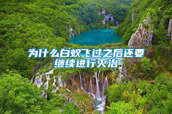 為什么白蟻飛過(guò)之后還要繼續(xù)進(jìn)行滅治