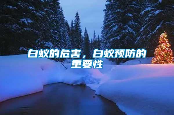 白蟻的危害，白蟻預(yù)防的重要性