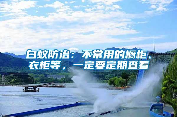 白蟻防治：不常用的櫥柜、衣柜等，一定要定期查看