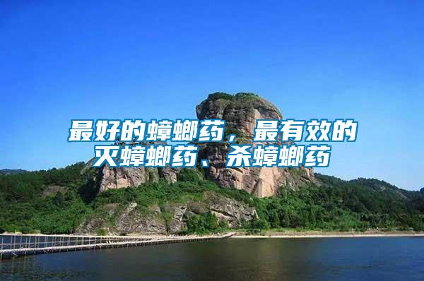 最好的蟑螂藥，最有效的滅蟑螂藥、殺蟑螂藥