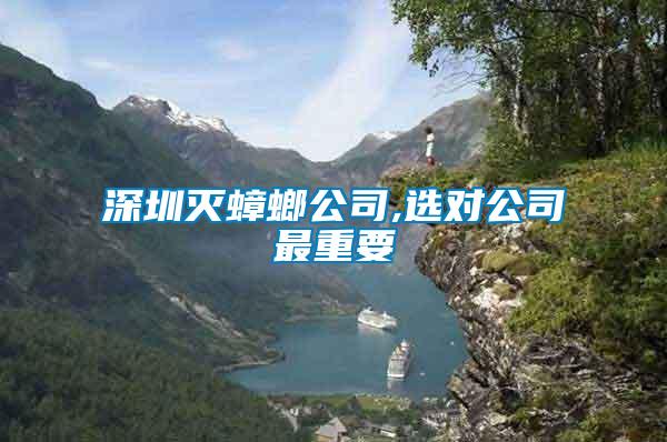 深圳滅蟑螂公司,選對(duì)公司最重要