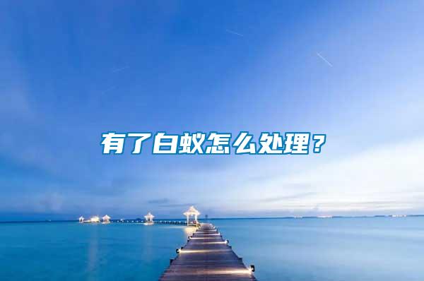 有了白蟻怎么處理？