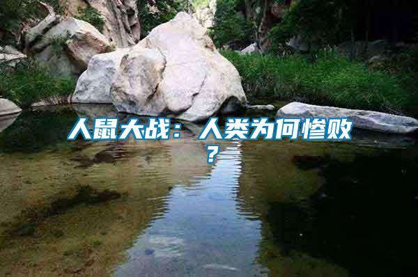 人鼠大戰(zhàn)：人類為何慘?。?/></p>
             <p style=