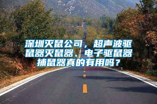 深圳滅鼠公司，超聲波驅(qū)鼠器滅鼠器、電子驅(qū)鼠器捕鼠器真的有用嗎？