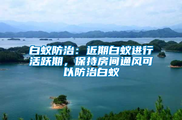 白蟻防治：近期白蟻進行活躍期，保持房間通風可以防治白蟻