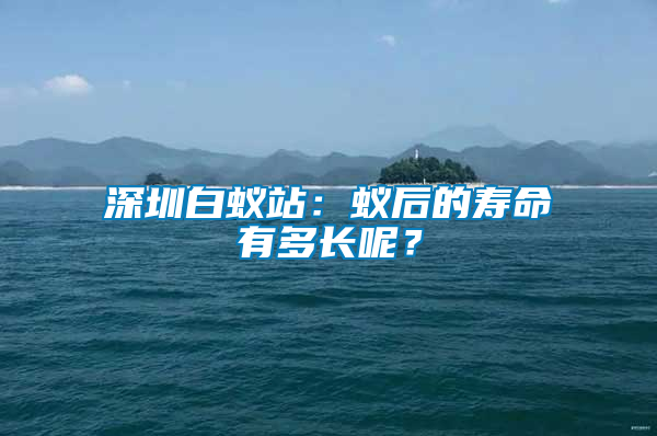 深圳白蟻站：蟻后的壽命有多長(zhǎng)呢？