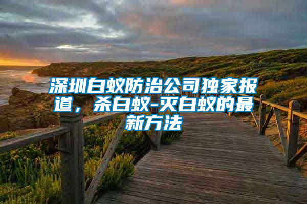 深圳白蟻防治公司獨(dú)家報(bào)道，殺白蟻-滅白蟻的最新方法